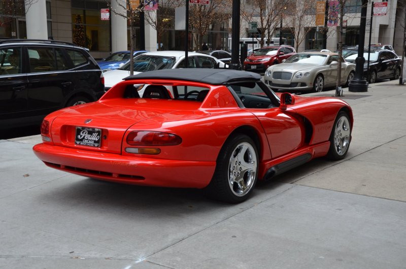Dodge Viper RT/10 красный кабриолет