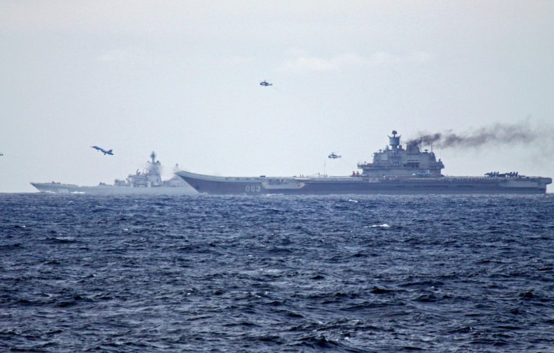 ТАВКР Кузнецов в Сирии