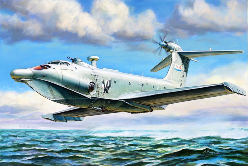 Транспортно-десантный экраноплан а-90 "орлёнок"