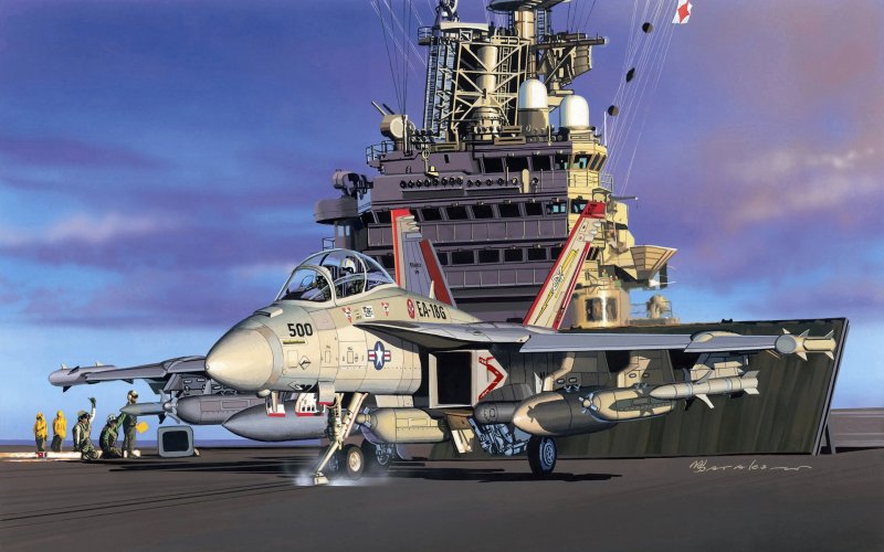 EA-18g Growler Cutaway