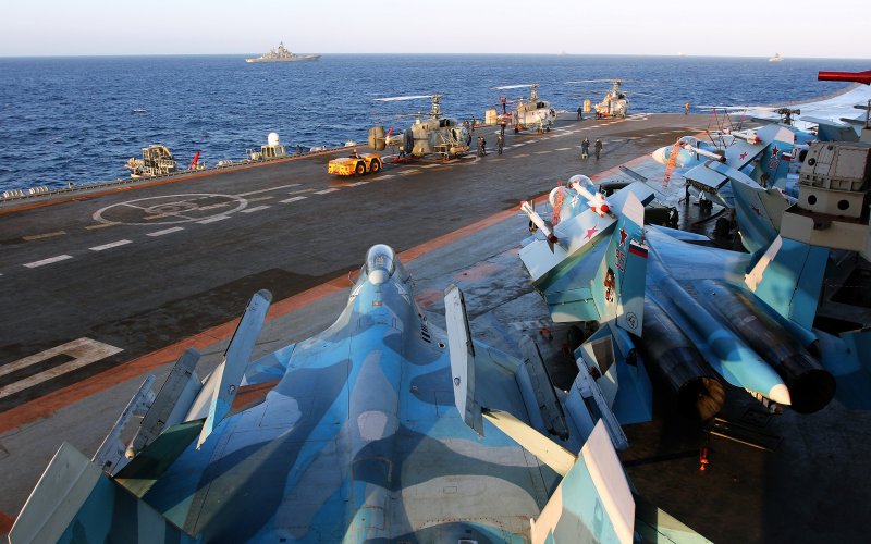 Су-33 на Адмирале Кузнецове