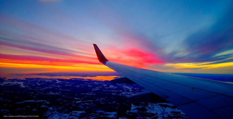 Крыло самолета Боинг 777