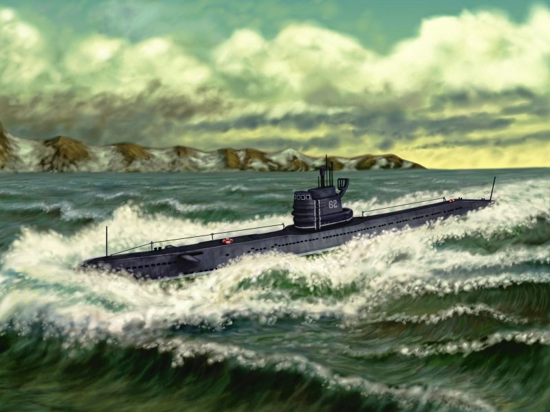 Подводная лодка СССР 1974 Прибалтика