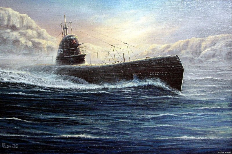 Советская подводная лодка щука