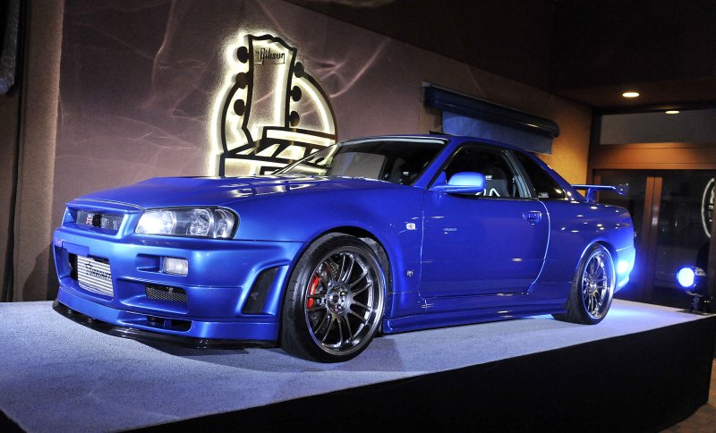 Nissan Skyline GTR r34 Форсаж 4