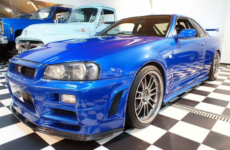 Nissan Skyline GTR r34 Форсаж 4