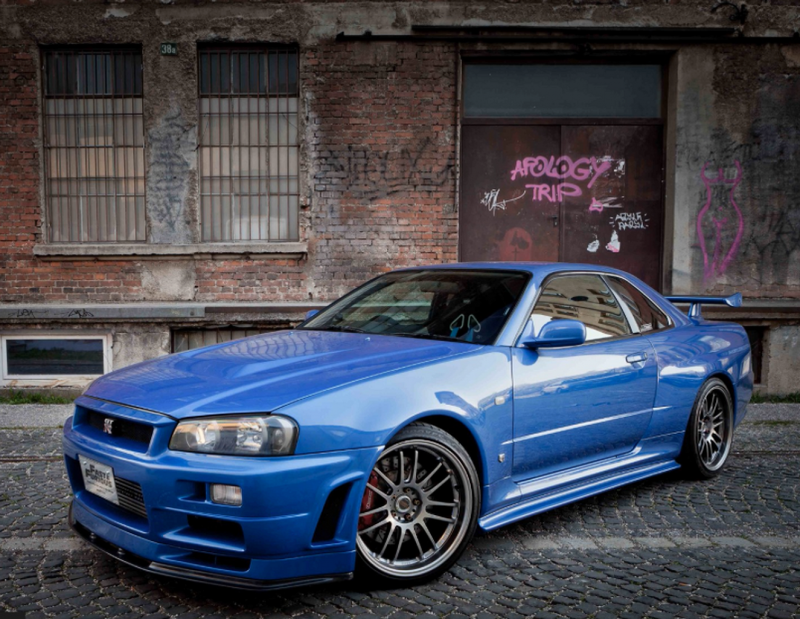 Nissan Skyline GTR r34 Форсаж 4