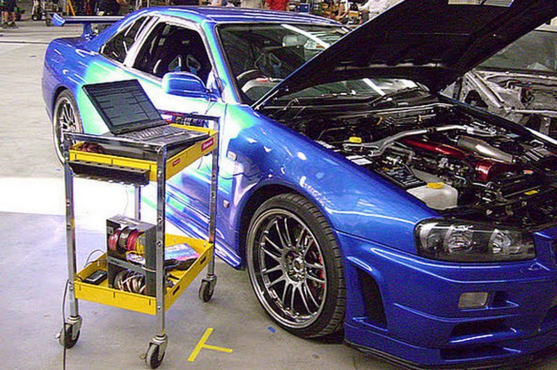 Nissan Skyline r34 Форсаж 4