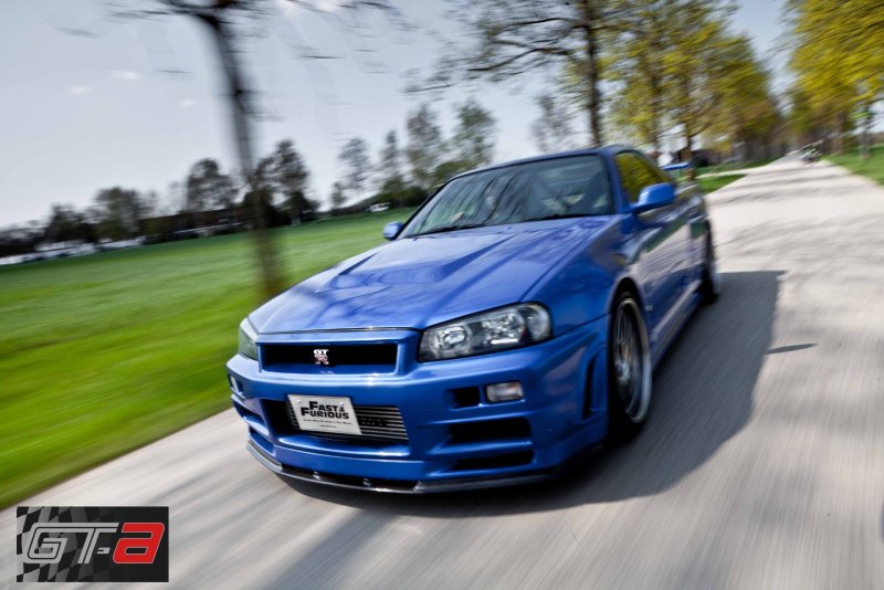 Nissan Skyline GTR r34 Форсаж 4