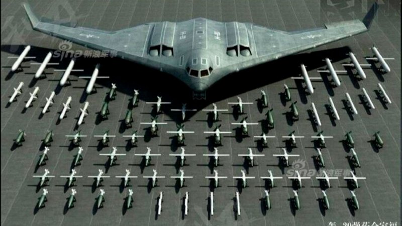 H-20 бомбардировщик Китай
