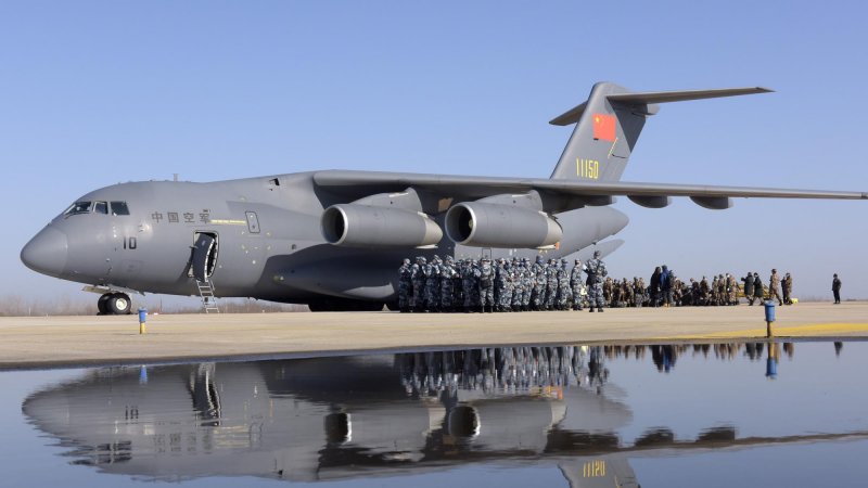 Y-20 самолет Китай