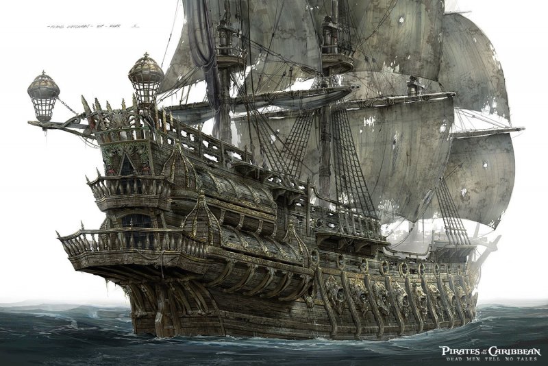 Пираты Карибского моря 5 корабль Салазара