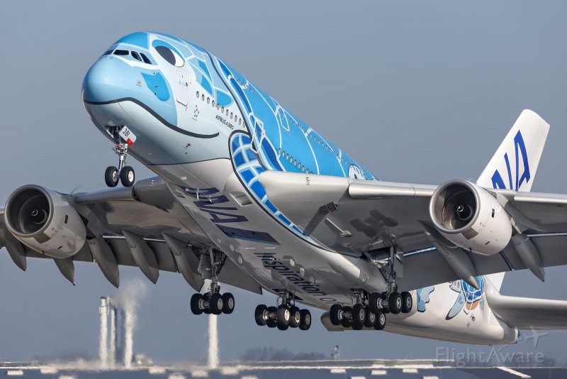 Бизнес-Джет спутный след a380