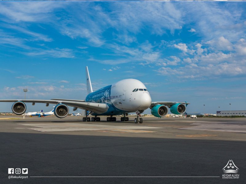 Airbus a380 в аэропорту Платов