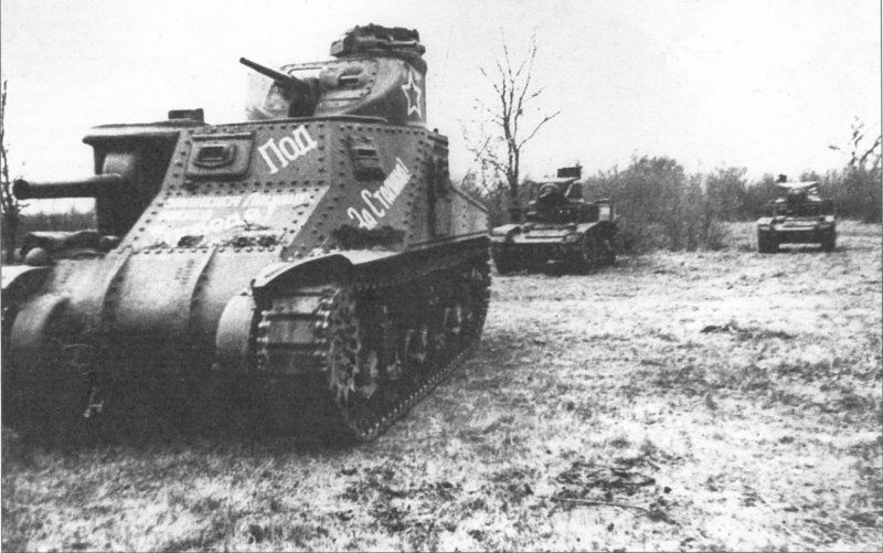 Танк m3 Lee в красной армии