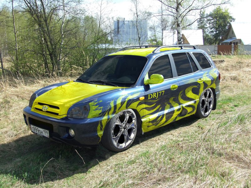 Hyundai Santa Fe 2002 тюнинг