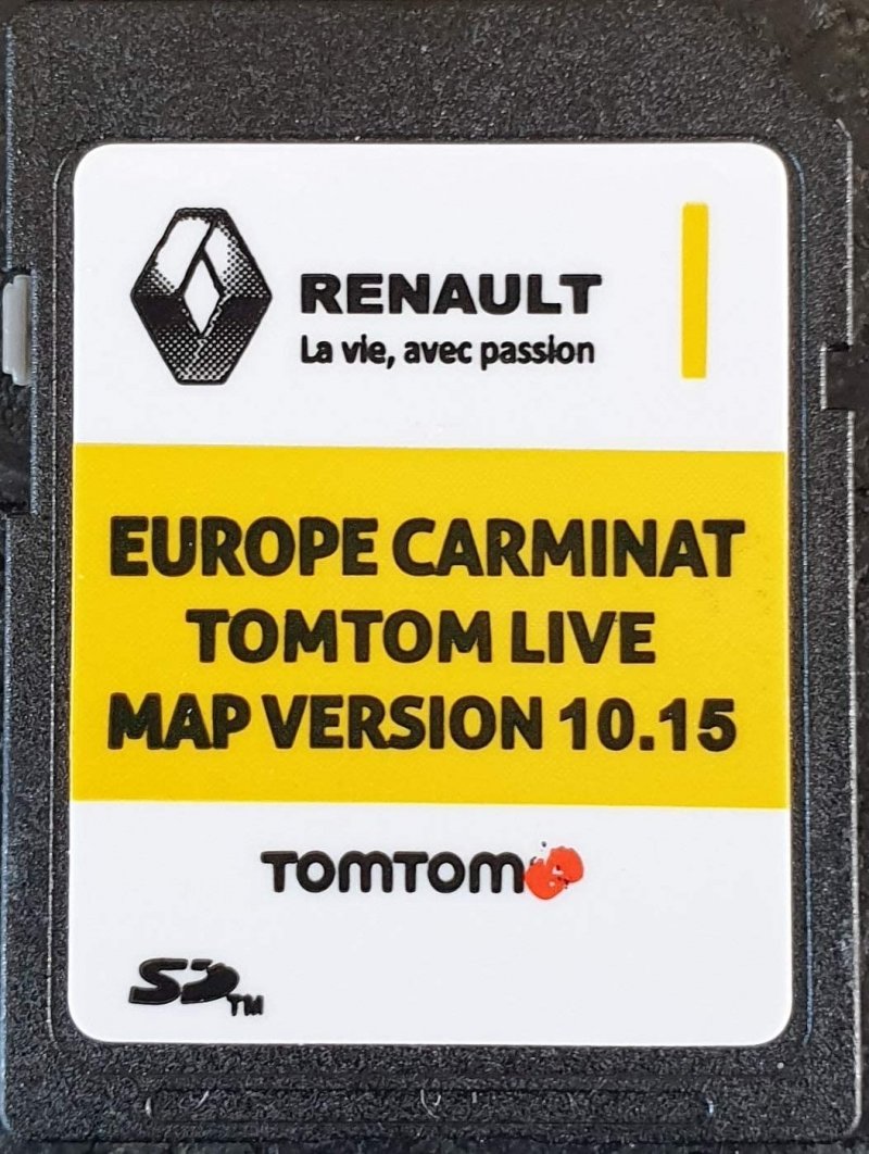 Renault Carminat TOMTOM SD Card