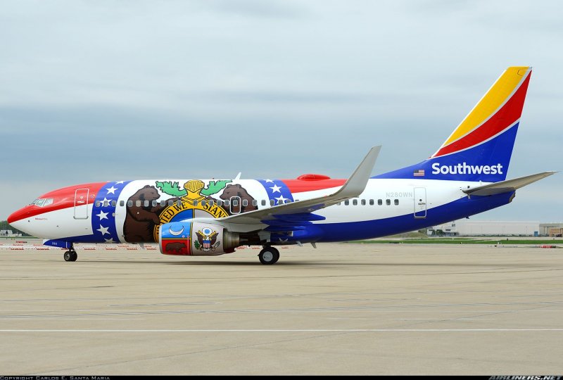 Southwest Airlines ливрея