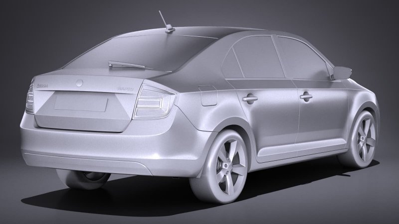 Skoda Octavia 3d model