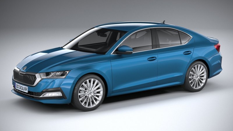 Škoda Octavia RS a7 белая