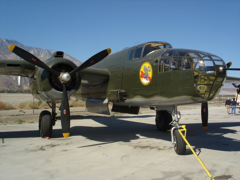 North American b-25 Mitchell внутри
