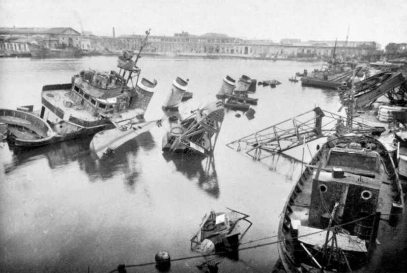 Порт Новороссийска 1918 год