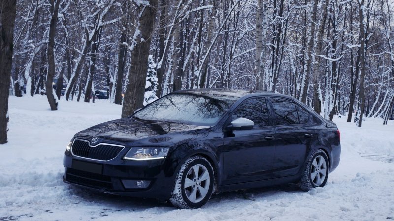 Skoda Octavia RS a7 черная