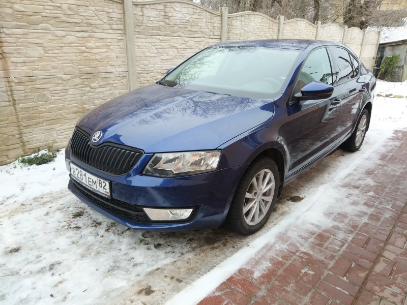 Octavia a7 2014 черная