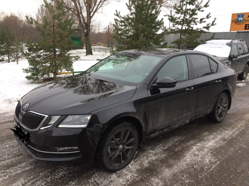 Škoda Octavia a7 черная