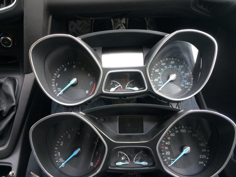 Ford Focus 2014 приборная панель