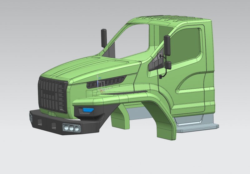 Урал Некст кабина 3d model