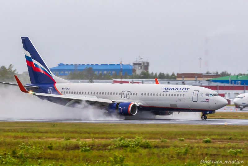 Boeing 737-800 Аэрофлот Астрахань