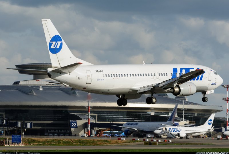 Боинг 737-800 ЮТЭЙР салон