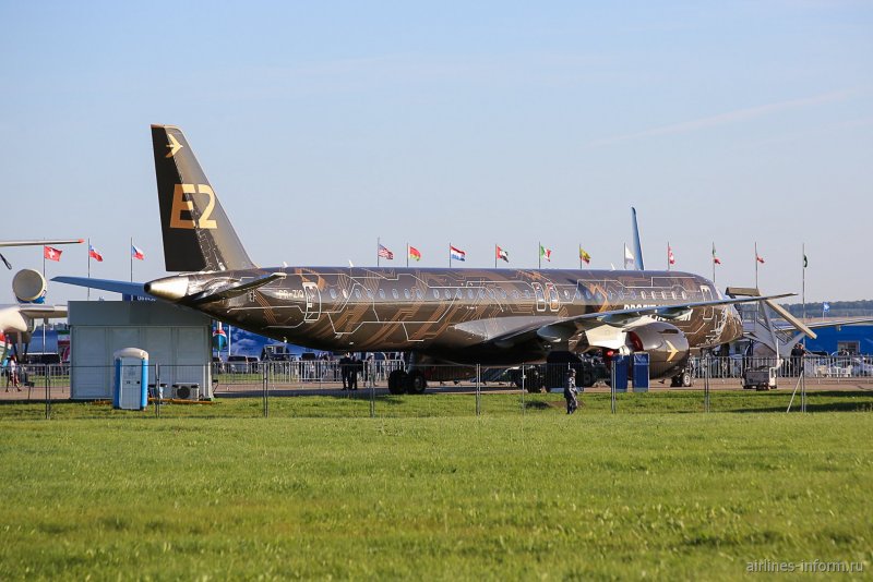 Embraer 195 e2 салон
