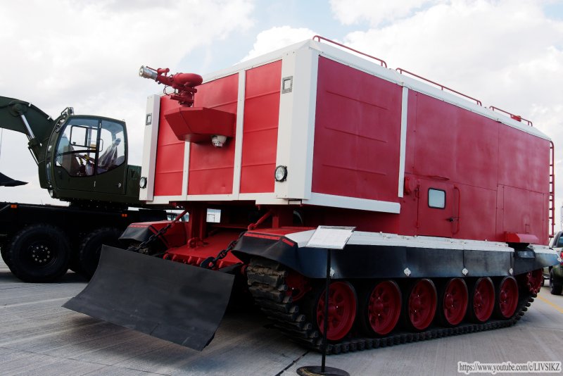 Пожарный танк на базе т-72