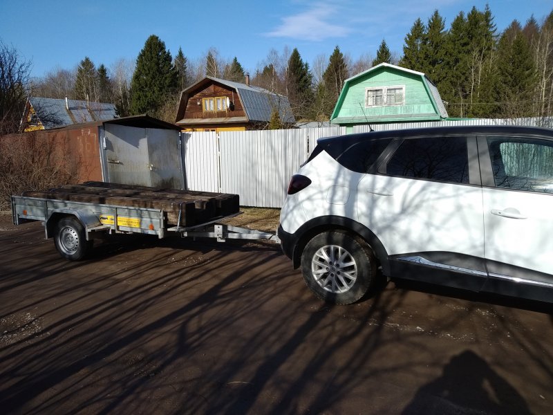 Прицеп на Renault Captur