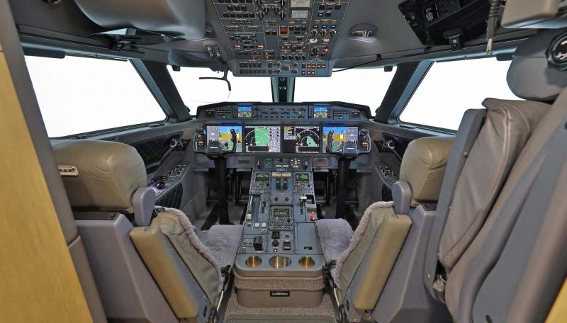 Gulfstream g650er интерьер