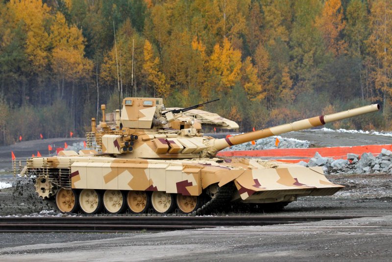 Танк т-90 МС прорыв