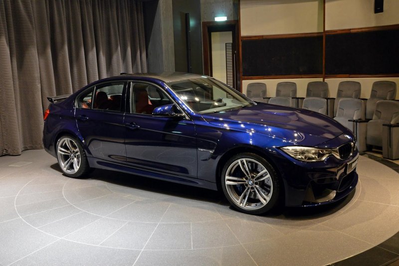 BMW e92 m3 синяя