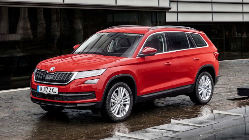 Skoda Kodiaq красный