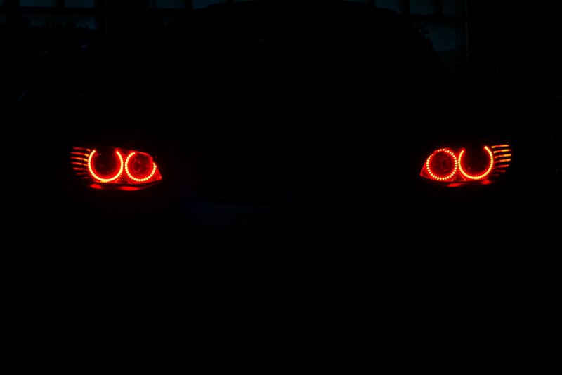 BMW m5 e60 ангельские глазки на обои