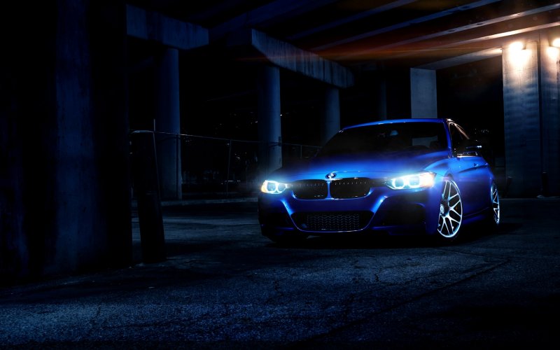 BMW m3 в темноте