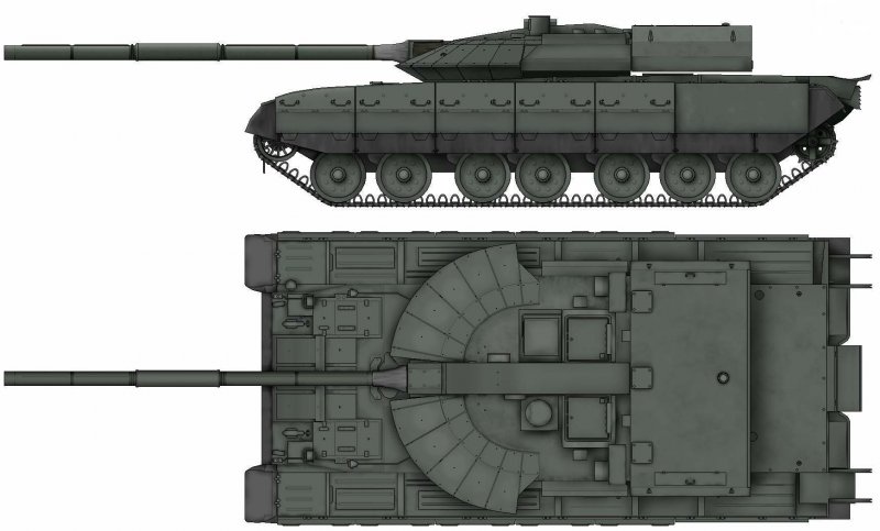 Танк т-95 черный Орел