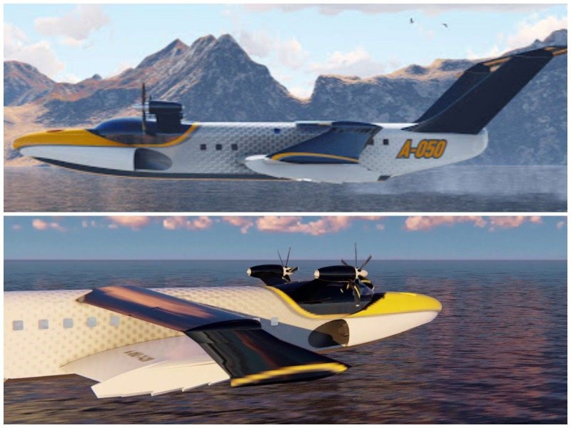 Экраноплан а-050 «Чайка»