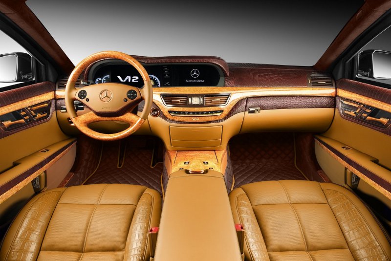 Mercedes 221 long салон