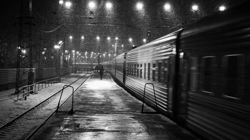 Ночной перрон