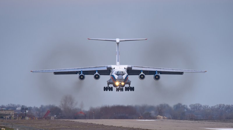 Ил 76 взлет