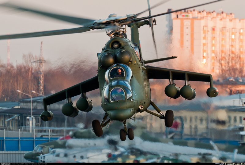 Ми-35мс армейский ударный вертолёт