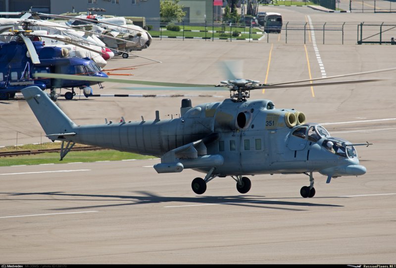 Ми-35мс армейский ударный вертолёт