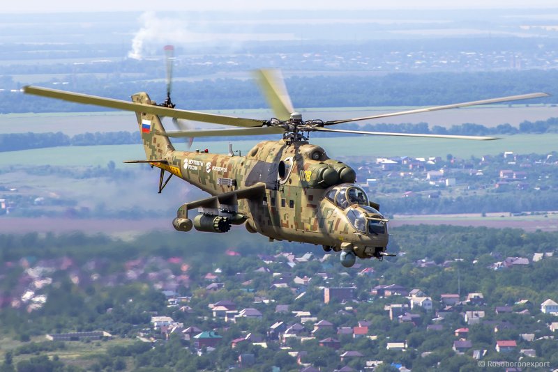 Ми-35мс армейский ударный вертолёт